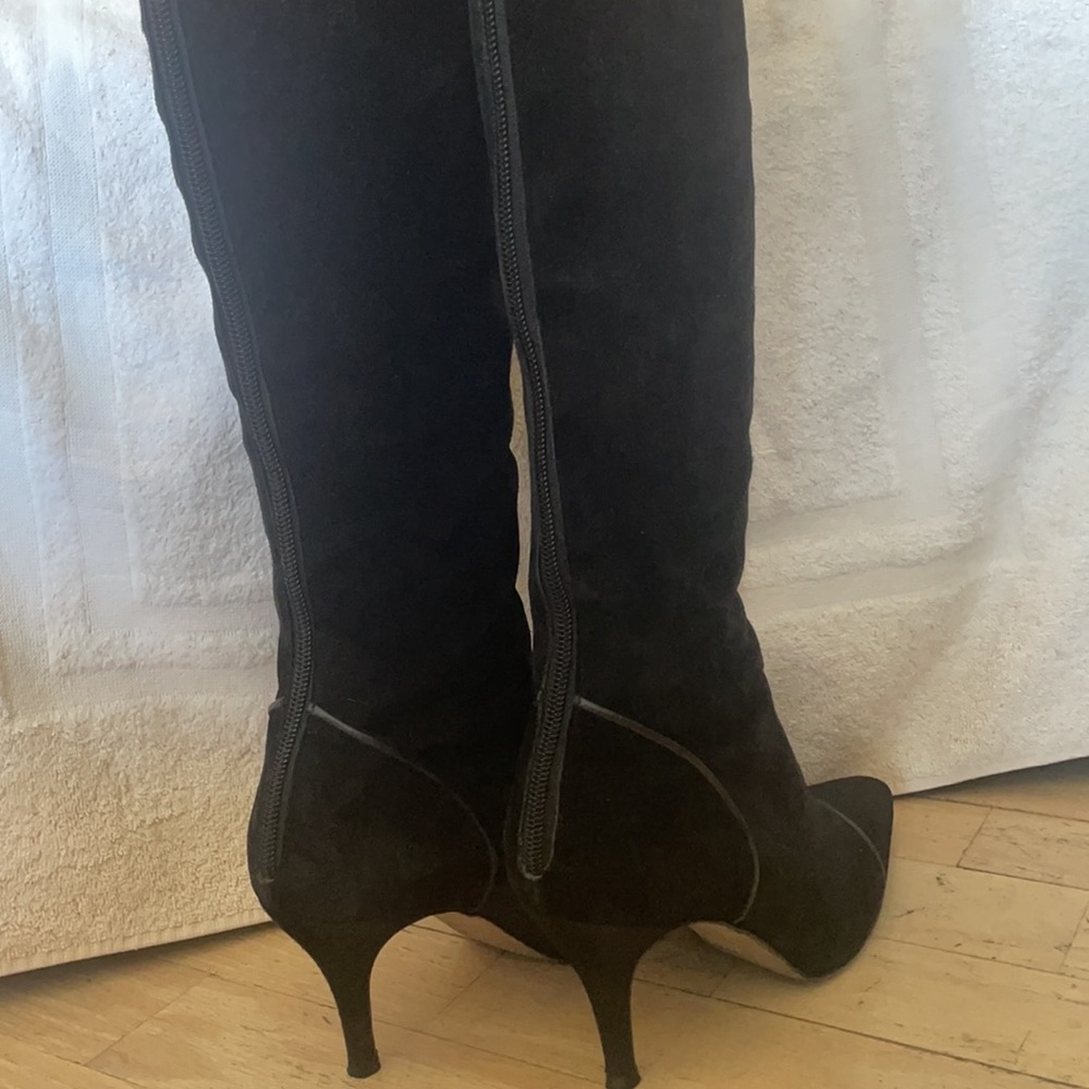 Women Manolo Blahnik suede high boots